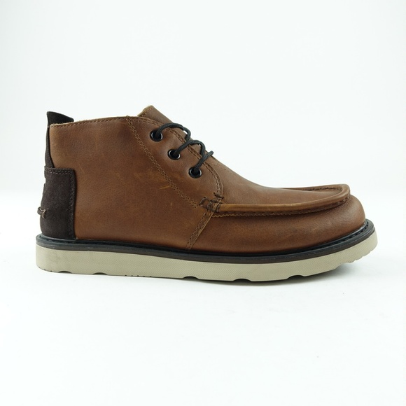 TOMS Men\'s Leather Chukka Boots Size 8 R6S9 main image 7